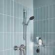 GROHE - Pack mitigeur douche mécanique StartLoop + Ensemble de douche Start 2 jets avec barre + Panier douche - vignette