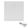 VILLEROY ET BOCH - Receveur de douche antidérapant 80 x 80  Lifetime Plus Cerasoft céramique blanc + Bonde blanc - vignette