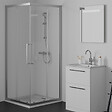 IDEAL STANDARD - Receveur de douche antidérapant Ultra Flat S I.Life recoupable avec bonde longueur 80 x 80 - vignette