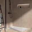 IDEAL STANDARD - Receveur de douche antidérapant Ultra Flat S I.Life recoupable avec bonde largeur 140 x 80 - vignette