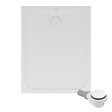 VILLEROY ET BOCH - Receveur de douche antidérapant 100 x 80  Lifetime Plus céramique blanc + Bonde blanc - vignette