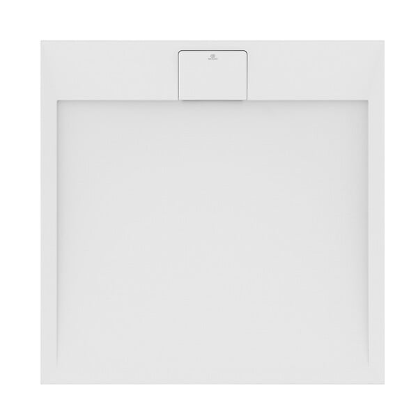 IDEAL STANDARD - Receveur de douche antidérapant Ultra Flat S I.Life recoupable avec bonde longueur 90 x 90 - large
