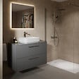 IDEAL STANDARD - Receveur de douche antidérapant Ultra Flat S I.Life recoupable avec bonde largeur 140 x 90 - vignette