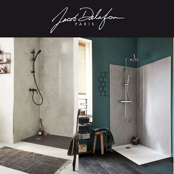 JACOB DELAFON - Receveur de douche 160 x 80 Ipso rectangle blanc - large