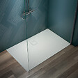 IDEAL STANDARD - Receveur de douche antidérapant Ultra Flat Evo recoupable avec bonde longueur 140 x 90 - vignette