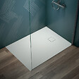 IDEAL STANDARD - Receveur de douche antidérapant Ultra Flat Evo recoupable avec bonde largeur 120 x 80 - vignette