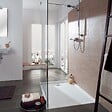 VILLEROY ET BOCH - Receveur de douche antidérapant 100 x 100  Lifetime Plus Cerasoft céramique blanc + Bonde blanc - vignette