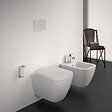 IDEAL STANDARD - WC suspendu compact sans bride I.Life S RimLS+ avec abattant frein de chute - vignette