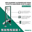 PRESTO - Bâti-support autoportant pour cuvette sans bride 1000 XL E DVA avec plaque - vignette