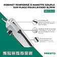 PRESTO - Robinet temporisé à manette souple sur plage pour lavabo Neo duo chromé 3l/min - vignette