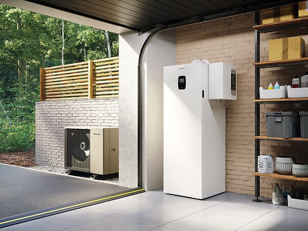 ATLANTIC - Pompe à chaleur hybride Hybrellia 6 kW / 24 kW - ATLANTIC - 524917 - large