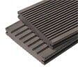 MCCOVER - PACK 1 m² lame de terrasse composite Maxima - Gris anthracite, L : 360 cm, l : 14 cm, E : 22mm - vignette