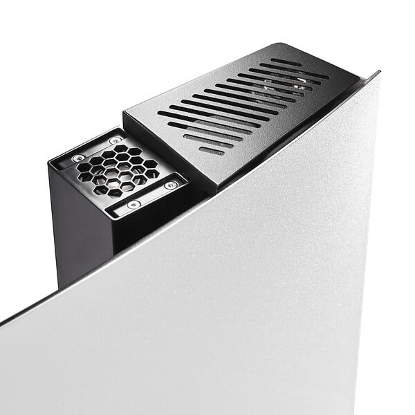 ATLANTIC - Sèche-serviettes connecté Serenis Premium mât à droite 750W + soufflerie 1000W graphite - ATLANTIC - 850665 - large