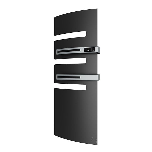 ATLANTIC - Sèche-serviettes connecté Serenis Premium mât à droite 750W + soufflerie 1000W anthracite - ATLANTIC - 850667 - large