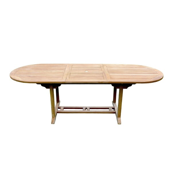 CONCEPT USINE - Table ovale + 10 chaises KAJANG - large