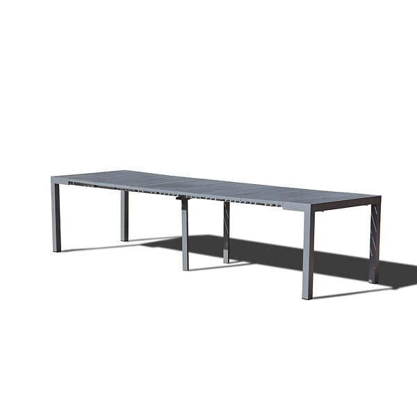 CONCEPT USINE - Console extensible 2 à 12 places en aluminium OLHAO - large