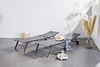 CONCEPT USINE - Lot de 2 transats aluminium gris foncé LISBOA - vignette