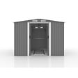 CONCEPT USINE - Abri de jardin en metal 8.08m2 Gris JURA - vignette