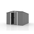 CONCEPT USINE - Abri de jardin en metal 8.08m2 Gris JURA - vignette