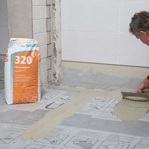 WEDI - Coffre d'habillage Mensolo U 260 x 20 x 20 cm + Colle 320 - large
