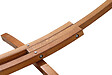CONCEPT USINE - Hamac avec auvent sur support 3,15 m en bois chocolat LAGOA - vignette