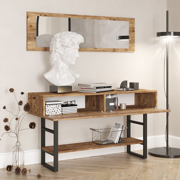 CONCEPT USINE - Console style industriel TARA - large