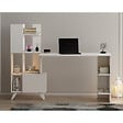 CONCEPT USINE - Bureau contemporain 9 rangements - blanc KUHMO - vignette