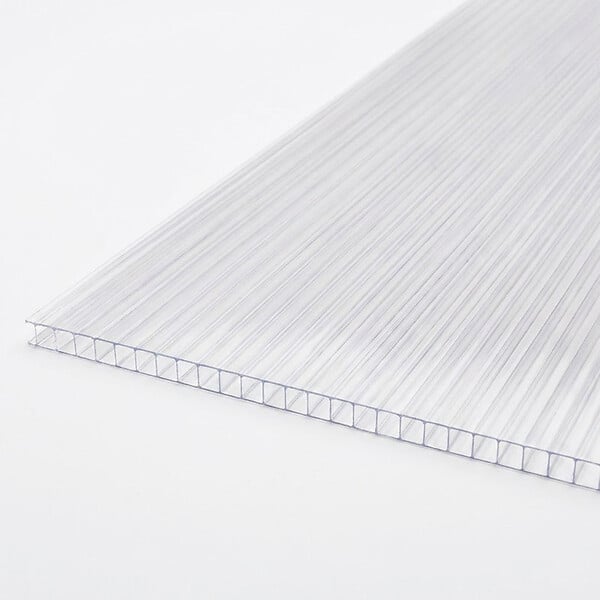 MCCOVER - Plaque polycarbonate alvéolaire 10mm Translucide, l.98 cm, L.50 cm - large