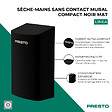 PRESTO - Sèche-mains sans contact mural compact Linea noir mat - vignette
