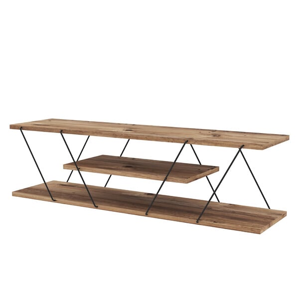 CONCEPT USINE - Meuble tv design avec étagère HAMAR - large