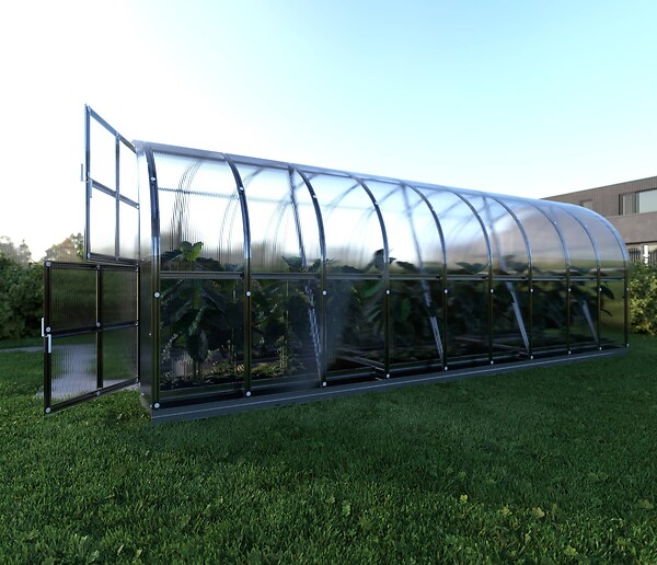 KLASIKA GREENHOUSES - Serre de jardin KLASIKA ARCH EXTRA 3 x 6 m (18 m²), 4 mm avec revêtement en polycarbonate - large