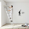 HOSTRÃ–M - Echelle simple StablePro 7 marches en aluminium, légère et durable, hauteur de travail maximale 2,95m, garantie 5 ans, charge maximale 150kg, Hostrom - vignette