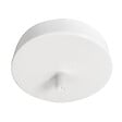 TIBELEC - Pavillon avec cache-fil cylindrique blanc 90mm - vignette