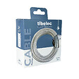 TIBELEC - Fil électrique de 3m H03VVH-2F 2x0.75mm² translucide - vignette