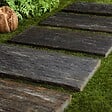 RO'MA NATURE - Pas japonais Rectangle Schiste 100x50x3-7 cm (lot de 5) - vignette