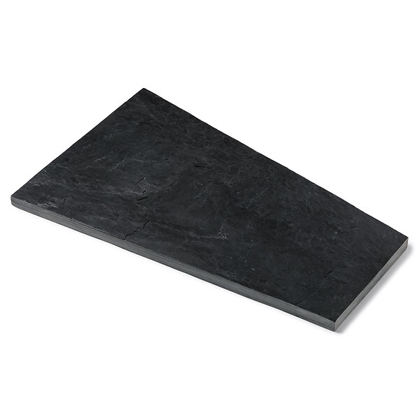 RO'MA NATURE - Pas japonais Trapèze Ardoise Noire 80x30/50x3 cm (lot de 15) - large
