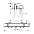 HANSGROHE - Hansgrohe Comfort Mitigeur Thermostatique douche, Bronze brossé (13116140) - vignette