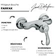 JACOB DELAFON - Mitigeur de douche mural Fairfax + nettoyant - vignette