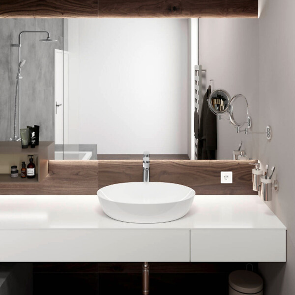 HANSGROHE - Hansgrohe Mitigeur de lavabo, EcoSmart, comfort zone, chrome (71582000) - large