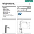 HANSGROHE - Hansgrohe Mitigeur de lavabo, EcoSmart, comfort zone, chrome (71582000) - vignette