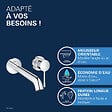 GROHE - Mitigeur mural lavabo Essence Taille L Cool Sunrise Brossé + corps encastré - vignette