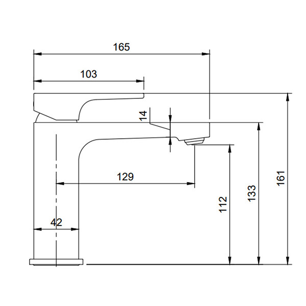 VILLEROY & BOCH - Villeroy & Boch Architectura Mitigeur Monocommande de Lavabo  , Or brossé (TVW12500400076) - large