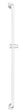 DELABIE - Barre relevable PMR D32 L650mm nylon blanc - DELABIE - 5160N - vignette