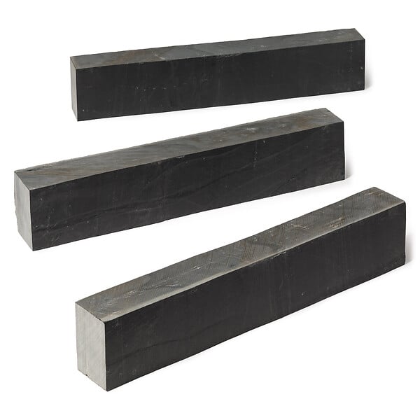 RO'MA NATURE - Bordure de jardin Ardoise Noire 50x10x6 cm (lot de 5 bordures soit 2,5 mètres) - large