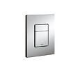 GROHE - Grohe Pack WC Bâti support Grohe Rapid SL + Cuvette sans bride Grohe Bau Ceramic, Blanc + plaque de déclenchement: Chrome (39586000) - vignette