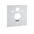 GROHE - Grohe Pack WC Bâti support Grohe Rapid SL + Cuvette sans bride Grohe Bau Ceramic, Blanc + plaque de déclenchement: Chrome (39586000) - vignette
