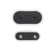 DEBFLEX - DEBFLEX - FICHE MALE & FEMELLE 2P 6A DROITE A COIFFE BLANC - vignette