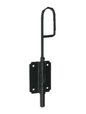 J.MASSARD - Verrou rond à  douille 14X400mm zingué - JARDINIER MASSARD - M-501403 - large