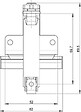 FERCO - Compas OF axe à  13mm recouvrement 20mm â€“ FERCO - 6-39148-20-0-1 - vignette