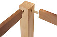 FESTOOL - Set de 100 chevilles d'hêtre DOMINO FESTOOL 494941 (8 x 50 mm) - vignette